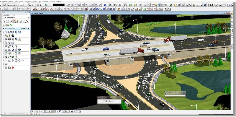 城市道路bim模型設計|市政工程